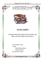 Sáng kiến kinh nghiệm, SKKN - Giúp học sinh tránh một số lỗi thường gặp trong chương trình Tin học lớp 11