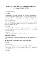 Tải Giáo án Lịch sử 6 bài Cuộc đấu tranh giành quyền tự chủ của họ Khúc, họ Dương - Giáo án điện tử môn Lịch sử lớp 6