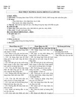 Tải Giáo án Tin học 7: Bài thực hành 4: Bảng điểm của lớp em (Tiết 3) - Giáo án điện tử môn Tin học lớp 7