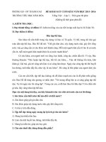 Tải Đề thi học kì 2 môn Toán - Tiếng Việt lớp 3 trường tiểu học Dân Hòa, Hà Nội năm 2015 - 2016 - Đề kiểm tra cuối học kì II môn Toán - Tiếng Việt lớp 3 có đáp án