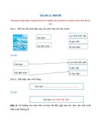 Tải Giải Vở bài tập Tiếng Việt lớp 1 trang 37, 38, 39 Chủ đề 11: Bạn bè - Sách Chân trời sáng tạo