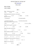 Tải Đề ôn thi học kì 1 lớp 3 môn Toán năm 2018 - 2019 theo Thông tư 22 - Đề kiểm tra học kì I lớp 3 môn Toán