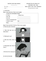 Tải Đề kiểm tra số 4 học kỳ 2 môn Tiếng Anh lớp 7 Thí điểm trường THCS Khả Phong, Hà Nam năm học 2015 - 2016 - Đề kiểm tra 45 phút học kỳ 2 môn tiếng Anh lớp 7 năm 2016