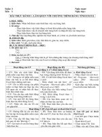 Tải Giáo án Tin học 7: Bài thực hành 1: Làm quen với chương trình bảng tính excel - Giáo án điện tử môn Tin học lớp 7