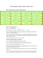 Tải Đề thi Violympic Toán lớp 3 vòng 16 năm 2014 - 2015 - Đề thi giải Toán trên mạng lớp 3 có đáp án