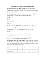 Tải Giải bài tập SGK Toán lớp 7 bài 1: Đại lượng tỉ lệ thuận - Giải bài tập SGK Toán lớp 7 bài 1