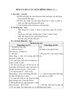 Tải Giáo án môn Thủ công 3 bài 4: Gấp, cắt, dán bông hoa - Giáo án điện tử môn Thủ công lớp 3