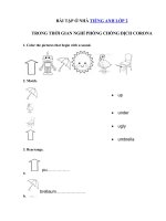 03 - Ôn tập tiếng Anh lớp 2 giữa học kì 2 có đáp án