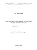 Nghiên cứu xây dựng chương trình bơi vũ trang cho sinh viên học viện cảnh sát nhân dân TT 