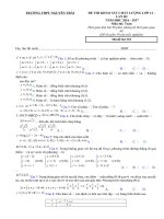 Tải Đề thi thử THPT Quốc gia năm 2017 môn Toán trường THPT Nguyễn Trãi, Thanh Hóa (Lần 3) - Đề thi thử THPT Quốc gia năm 2017 môn Toán có đáp án