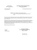 tổng cục hải quan trả lời để công ty biếtnơi nhận như trên lưu vt txnk 3btl tổng cục trưởngkt cục trưởng cục thuế xnkphó cục trưởng