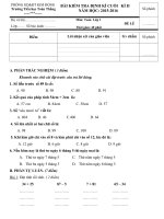 Tải Đề thi học kì 2 lớp 1 môn Toán, Tiếng Việt trường tiểu học Toàn Thắng năm 2015 - 2016 - Đề kiểm tra học kì 2 môn Toán, Tiếng Việt lớp 1