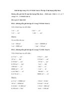 Tải Giải bài tập trang 172, 173 SGK Toán 4: Ôn tập về đại lượng (tiếp theo) - Lời giải bài tập Toán lớp 4