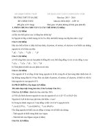 Tải Đề thi khảo sát chất lượng đầu năm môn Hóa học lớp 10 trường THPT Sa Đéc, thành phố Đồng Tháp năm học 2015 - 2016 - Đề kiểm tra đầu năm môn Hóa học lớp 10 có đáp án