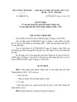 quyết định về việc phê chuẩn kết quả miễn nhiệm thành viên ủy ban nhân dân tỉnh ninh thuận nhiệm kỳ 2004 – 2011