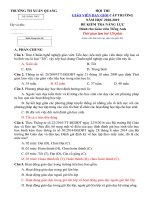 Tải Đề thi giáo viên giỏi môn Tiếng Anh trường Tiểu học Xuân Quang năm học 2018 - 2019 - Đề thi giáo viên giỏi cấp trường bậc tiểu học