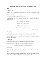 Tải Đề cương ôn thi học kì 2 môn Ngữ văn lớp 9 năm 2019 - 2020 - Tài liệu ôn tập môn Văn lớp 9 HK 2