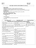 Tải Giáo án Tin học 7: Bài thực hành 3: Bảng điểm của em (Tiếp) - Giáo án điện tử môn Tin học lớp 7