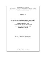 (Luận văn thạc sĩ) các yếu tố ảnh hưởng đến ý định sử dụng dịch vụ thanh toán qua điện thoại thông minh của khách hàng cá nhân tại ngân hàng thương mại cổ phần đầu tư và phát triển việt nam   chi nhánh đồng nai 