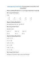 Tải Giải bài tập trang 23 SGK Toán 3: Luyện tập nhân số có hai chữ số với số có một chữ số - Giải bài tập Toán lớp 3