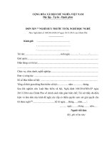 kiện và làm đơn này kính đề nghị các cấp có thẩm quyền xem xét giải quyết cho