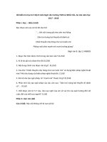 Tải Đề kiểm tra học kì 2 lớp 8 môn Ngữ văn trường THCS Lê Khắc Cẩn, An Lão năm học 2017 - 2018 - Đề thi học kì 2 môn Ngữ văn lớp 8 có đáp án