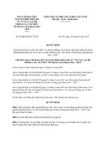 ban chỉ đạo liênngành triển khai đềán cơ cấu lại hệthống các tổ chứctín dụng giai đoạn 2011 2015”cộng hòa xã hội chủ nghĩa việt namđộc lập  tự do  hạnh phúc