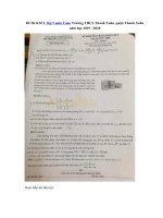 Tải Đề thi KSCL lớp 9 môn Toán Trường THCS Thanh Xuân, quận Thanh Xuân năm học 2019 - 2020 - Đề kiểm tra HK 2 lớp 9 môn Toán