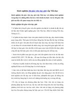 Tải Kinh nghiệm thi giáo viên dạy giỏi cấp Tiểu học - Tài liệu thi giáo viên giỏi Tiểu học