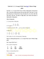 Tải Giải bài tập trang 8 SGK Toán 5: Phân số thập phân - Giải bài tập Toán lớp 5