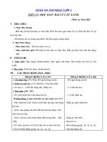 Tải Giáo án môn Âm nhạc lớp 1 - Tiết 15 - Học hát bài: Lý cây xanh