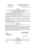 hành một số điều của luật quản lý thuế và luật sửa đổi bổ sung một số điều của luật quản