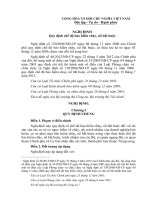 độc lập  tự do  hạnh phúcnghị địnhquy định chế độ bảo hiểm cháy nổ bắt buộc