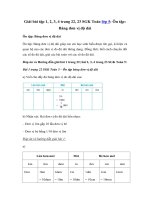 Tải Giải bài tập trang 22, 23 SGK Toán 5: Ôn tập: Bảng đơn vị độ dài - Giải bài tập Toán lớp 5