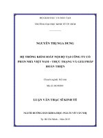 (Luận văn thạc sĩ) hệ thống kiểm soát nội bộ tại công ty cổ phần nhà việt nam   thực trạng và giải pháp hoàn thiện 