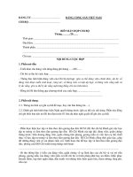 đảng viên được miễn sinh hoạt công tác số đảng viên có mặt dự họp số đảng viên vắng mặt và