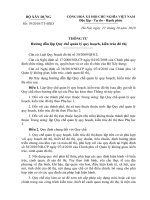 hướng dẫn lập quy chế quản lý quy hoạch kiến trúc đô thị