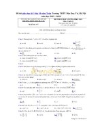 Tải Đề thi giữa học kì 1 lớp 10 môn Toán Trường THPT Đào Duy Từ, Hà Nội năm học 2019 - 2020 - Đề kiểm tra giữa hk 1 môn Toán lớp 10 có đáp án