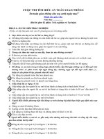 Tải Bài thi tìm hiểu An toàn giao thông - Dành cho giáo viên - Bài dự thi An toàn giao thông cho nụ cười ngày mai