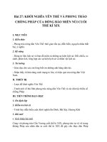 Tải Giáo án Lịch sử 8 bài Khởi nghĩa Yên Thế và phong trào chống Pháp của đồng bào miền núi cuối thế kỉ 19 - Giáo án điện tử Lịch sử 8