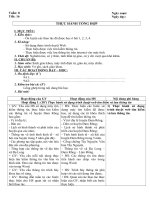 Tải Giáo án Tin học 9: Thực hành tổng hợp - Giáo án điện tử Tin học lớp 9