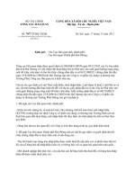 các văn bản hướng dẫn thực hiện thì đối với dự án giấy phép đầu tư có tên dự án nhà máy sản