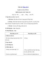 Tải Giáo án Tiếng việt 4 tuần 31: Thêm trạng ngữ cho câu - Giáo án Luyện từ và câu lớp 4