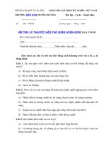 Tải Đề thi giáo viên dạy giỏi trường mầm non Hướng Dương - Đề thi lý thuyết giáo viên dạy giỏi cấp trường mầm non