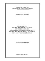 (Luận văn thạc sĩ) ảnh hưởng của thương hiệu nhà tuyển dụng đến ý định nghỉ việc thông qua sự gắn kết của tổ chức – trường hợp doanh nghiệp xuất khẩu thủy sản ở thành phố cà mau 