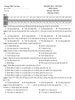 Tải Đề kiểm tra 1 tiết học kì 1 môn Giáo dục công dân lớp 12 trường THPT Chi Lăng năm học 2016 - 2017 - Đề thi trắc nghiệm môn GDCD lớp 12 có đáp án