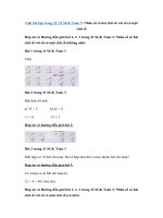 Tải Giải bài tập trang 21, 22 SGK Toán 3: Nhân số có hai chữ số với số có một chữ số - Giải bài tập Toán lớp 3