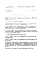 tổng cục hải quan nhận được phản ánh vướng mắc của cục hải quan tỉnh quảng ngãi về việc