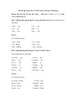 Tải Giải bài tập trang 170, 171 SGK Toán 4: Ôn tập về đại lượng - Lời giải bài tập Toán lớp 4