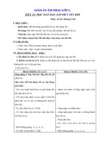 Tải Giáo án môn Âm nhạc lớp 1 - Tiết 25 - Học hát bài: Sắp đến Tết rồi